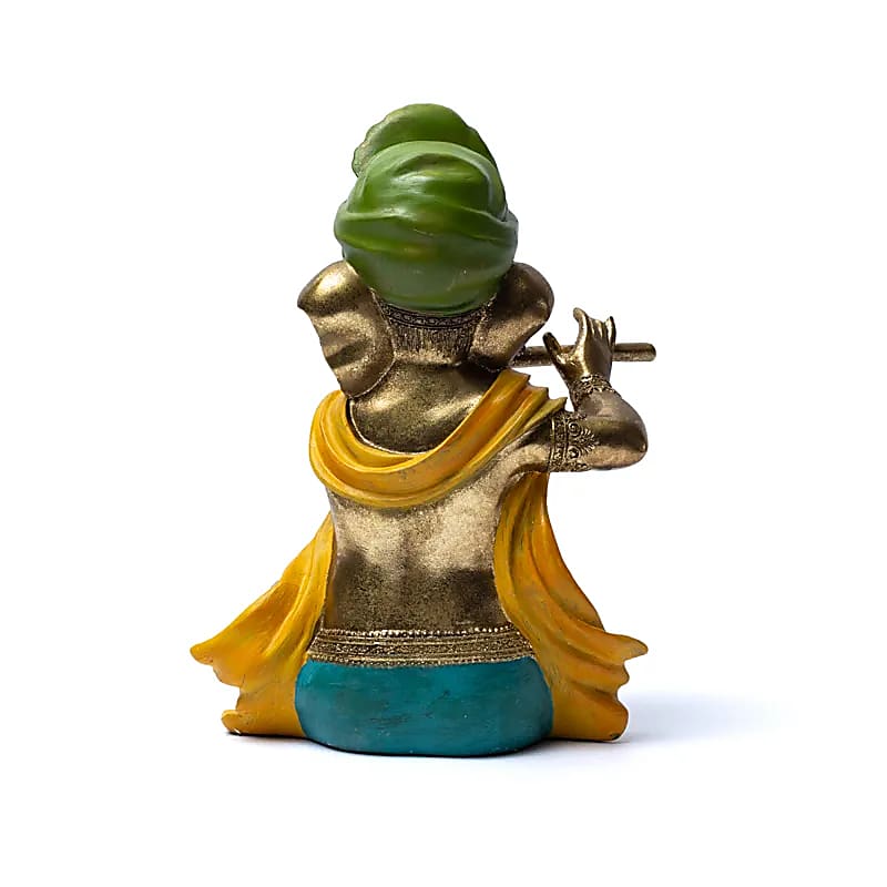Άγαλμα Ganesh με Φλάουτο - Θεός της Τύχης. Διαστάσεις: 28 x 18 x 13 εκ Βάρος: 1200 γρ - mykarma.gr