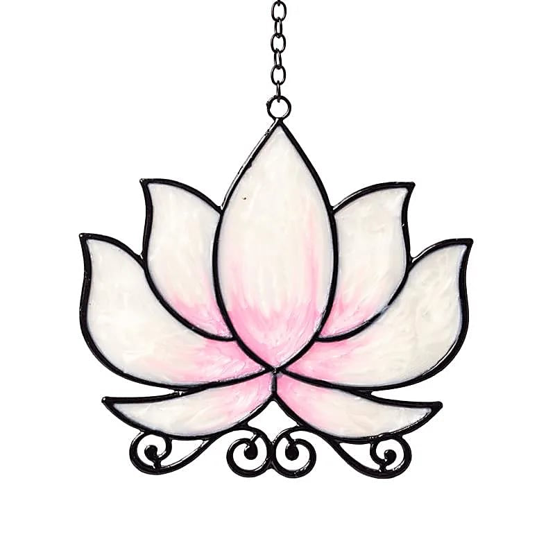 Feng Shui - Κρεμαστά Τοίχου - «Λευκός Λωτός» Διαστάσεις: ±24x12 cm