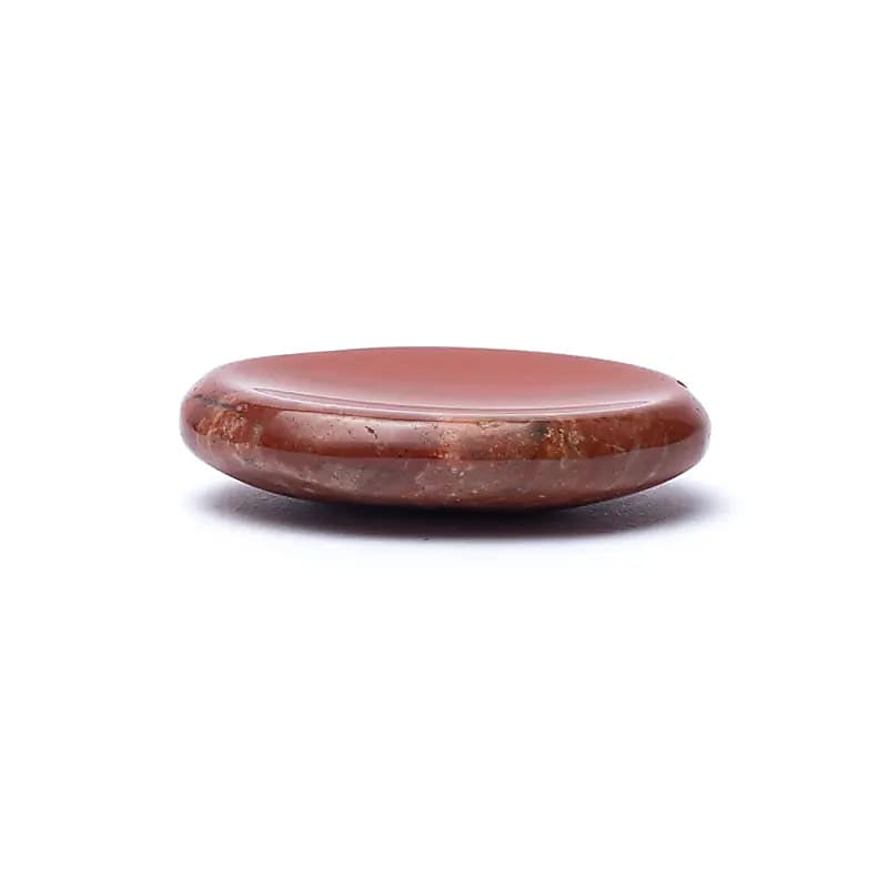 Πέτρα Ανησυχίας (Worry stone) - Κόκκινο Ίασπι - Red Jasper Διαστάσεις: ±2.5x4.5 εκ - mykarma.gr