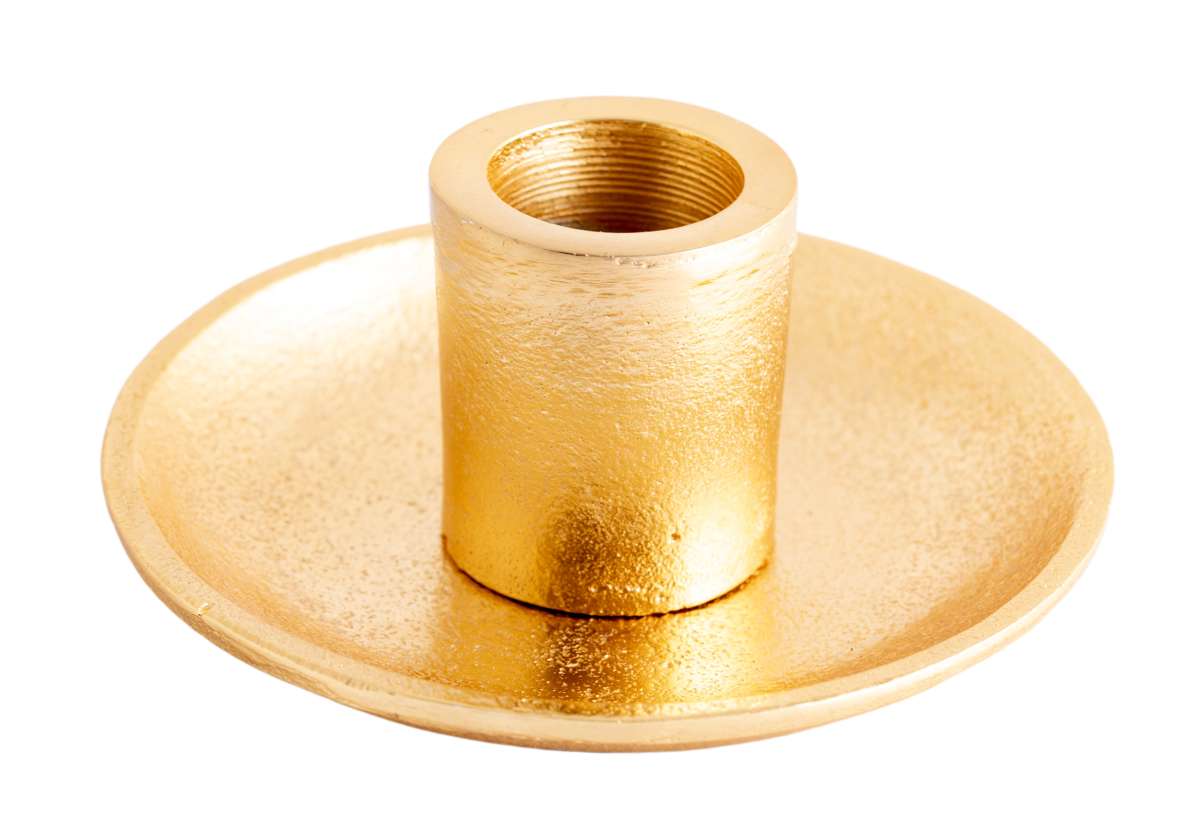 Μεταλλική Βάση για φυσικό φυτικό θυμίαμα Ξύλο Palo Santo - χρώμα χρυσό Διαστάσεις: 10,5 x 4,5 cm