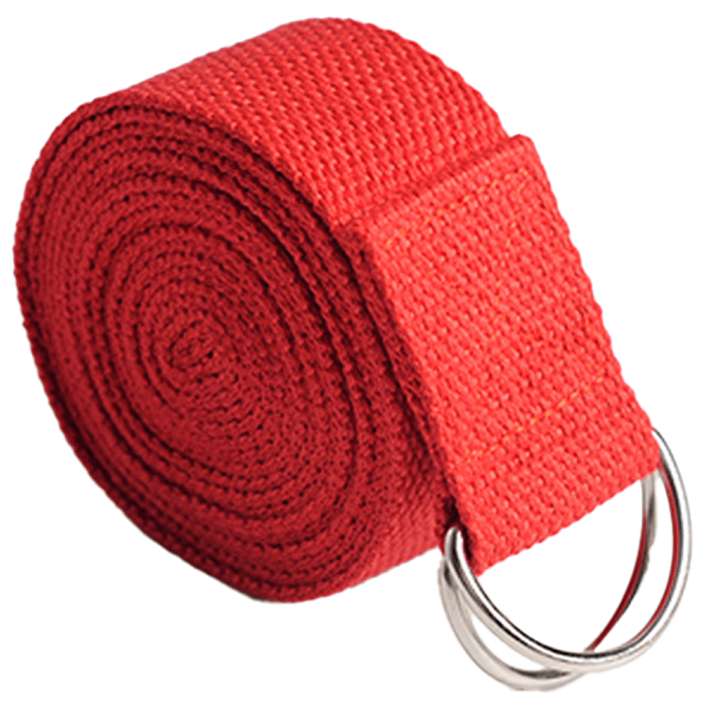 Yoga Ιμάντας D-Ring - βαμβάκι - ποικιλία χρωμάτων Διαστάσεις: 183 x 4 cm - mykarma.gr