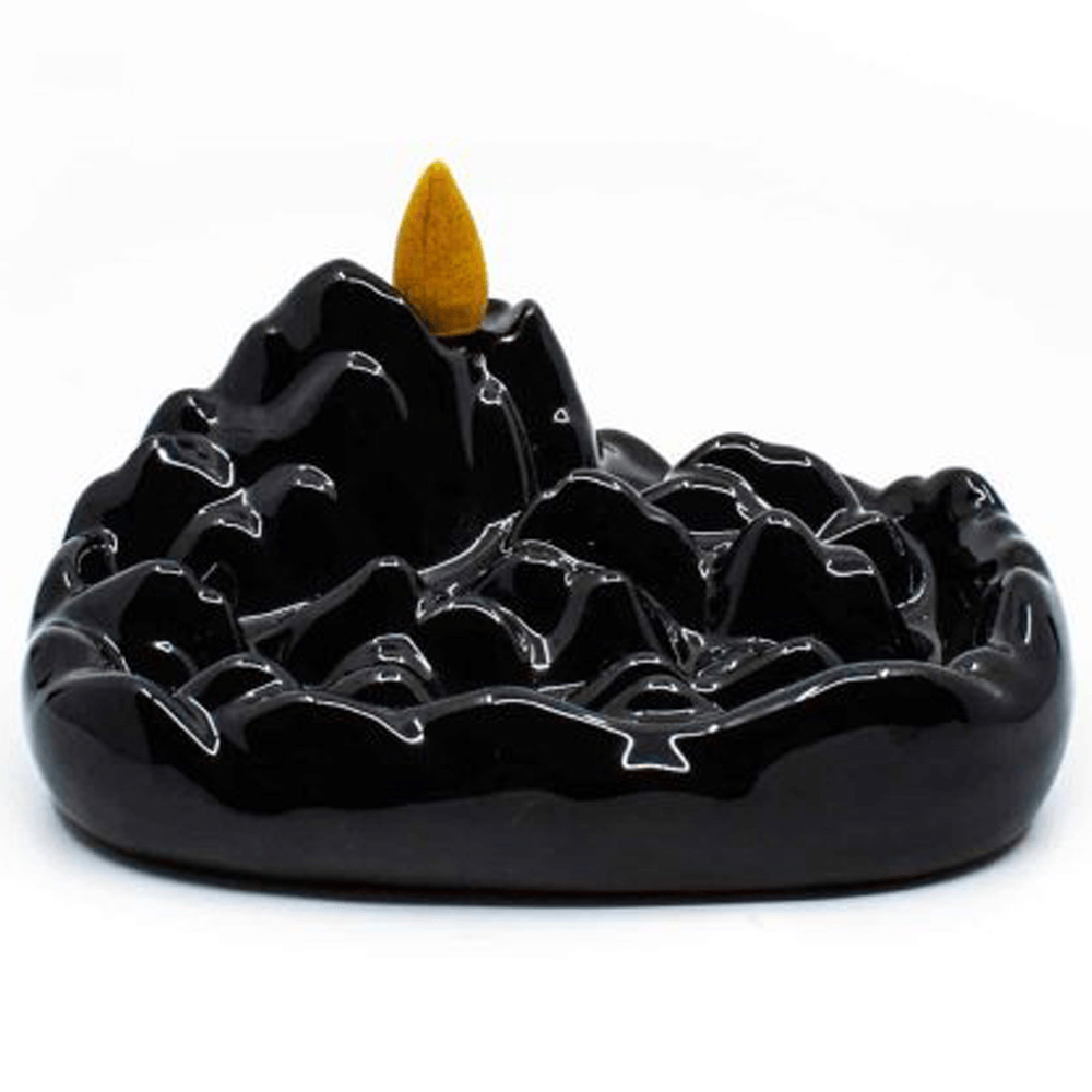 Κεραμικός Καυστήρας για κώνους αναστροφής ροής BackFlow - Mountain - Μαύρος Διαστάσεις: 7x15cm - mykarma.gr