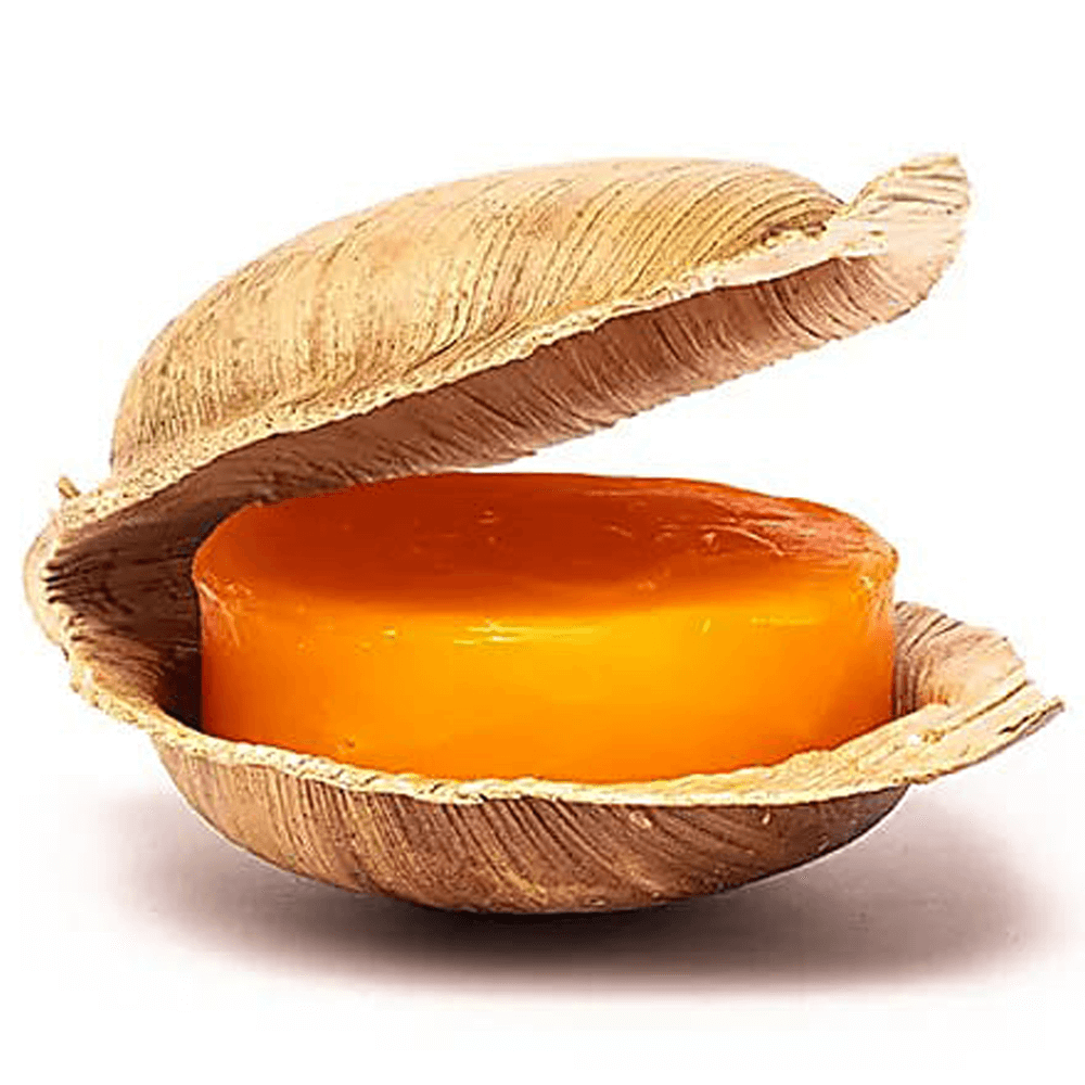 Χειροποίητο Φυσικό Αγιουρβεδικό Σαπούνι Holy Lama 2o Chakra Sacral Swadhistana συσκευασμένο σε φύλλο φοίνικα 100g - mykarma.gr