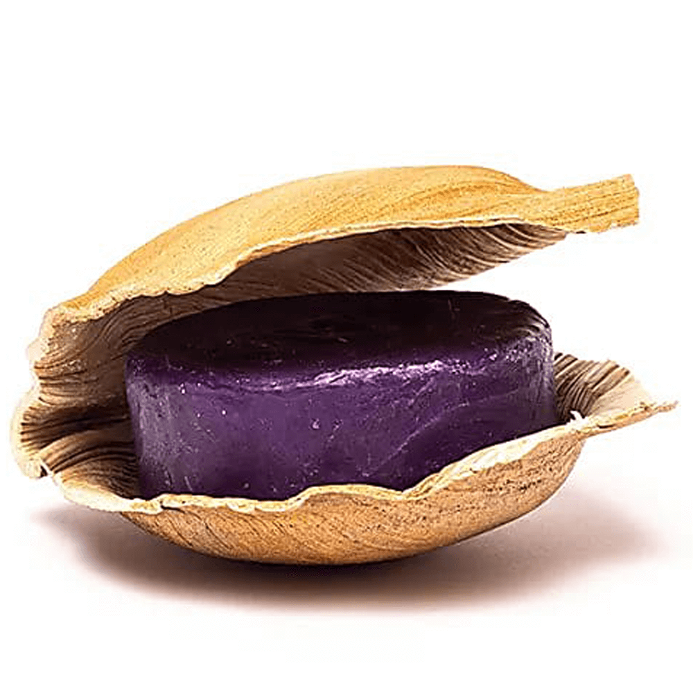 Χειροποίητο Φυσικό Αγιουρβεδικό Σαπούνι Holy Lama 6o Chakra Third Eye Ajna συσκευασμένο σε φύλλο φοίνικα 100g - mykarma.gr