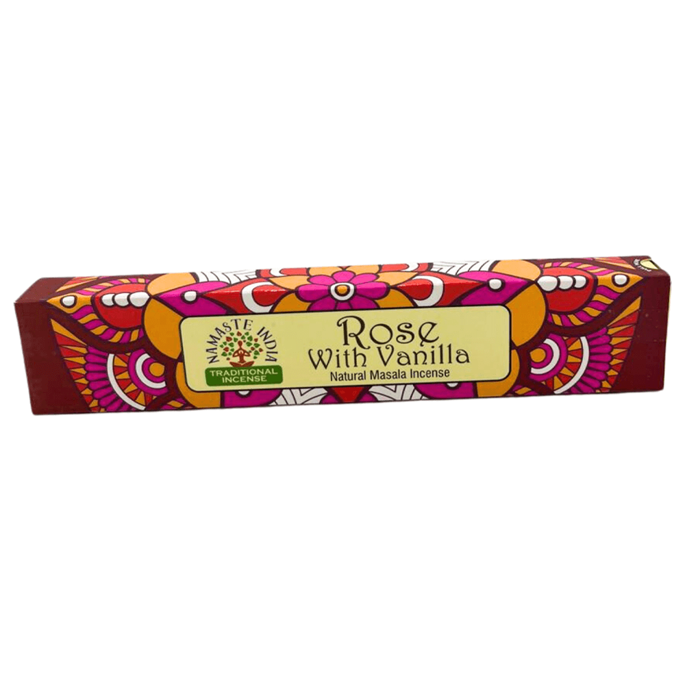 Αρωματικά Στικ Namaste Mandala Masala - Τριαντάφυλλο & Βανίλια (Rose with Vanilla) 15 g - mykarma.gr