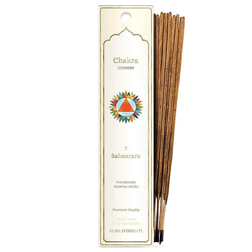 Fiore d'Oriente Αρωματικά Στικ για εξισορρόπηση των 7o Chakra Crown Sahasrara - 20 g - mykarma.gr