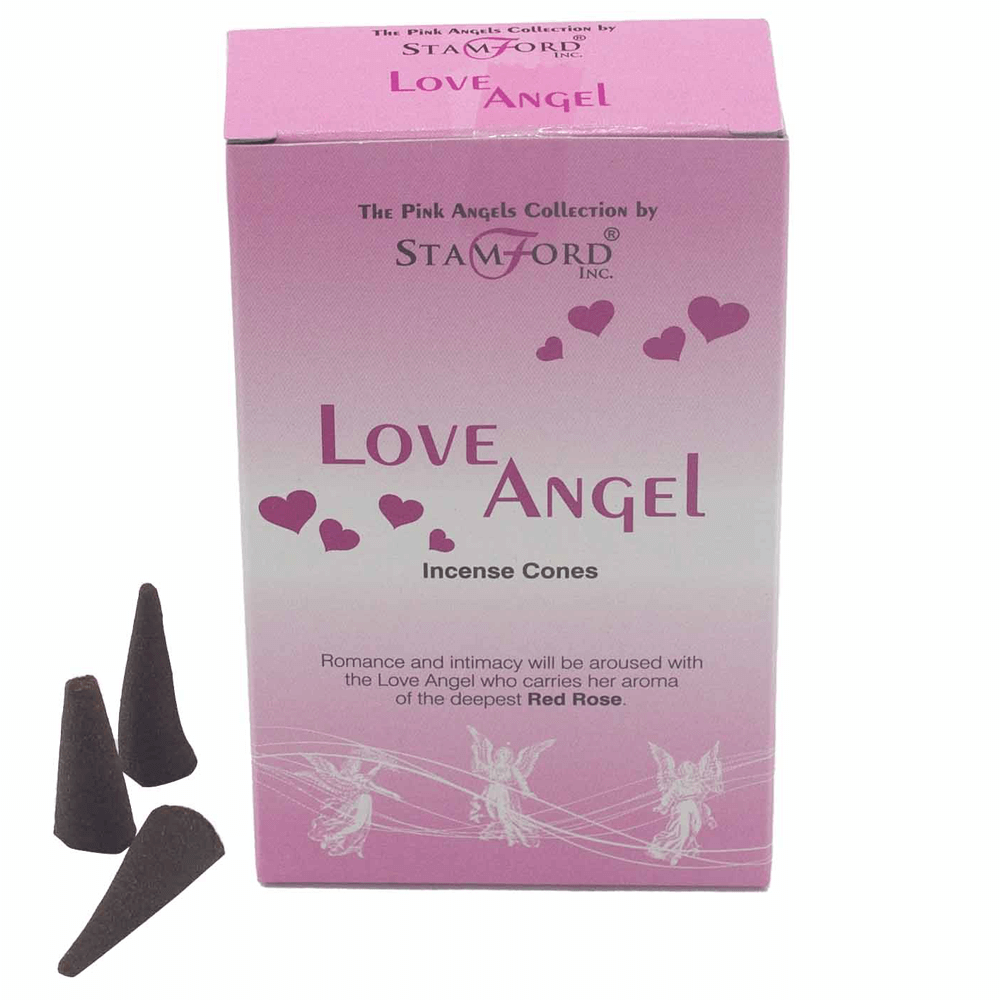 Αρωματικοί Κώνοι Θυμιάματος - Άγγελος Αγάπης (Love Angel) - άρωμα Τριαντάφυλλο Περιέχει 12 κώνους - mykarma.gr