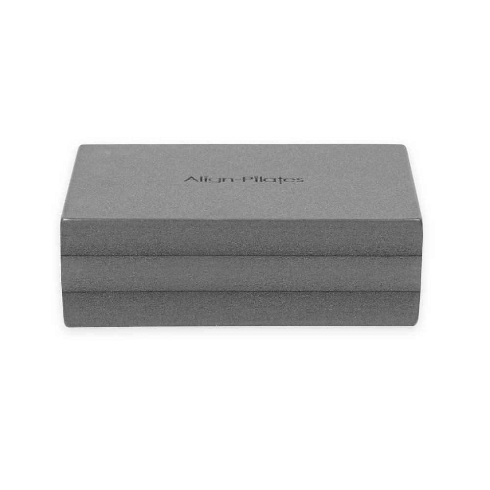 Align Pilates block - graphite - τουβλάκι γιόγκα Διαστάσεις: 22,5 cm x 15 cm x 7,5 cm 220 g - mykarma.gr