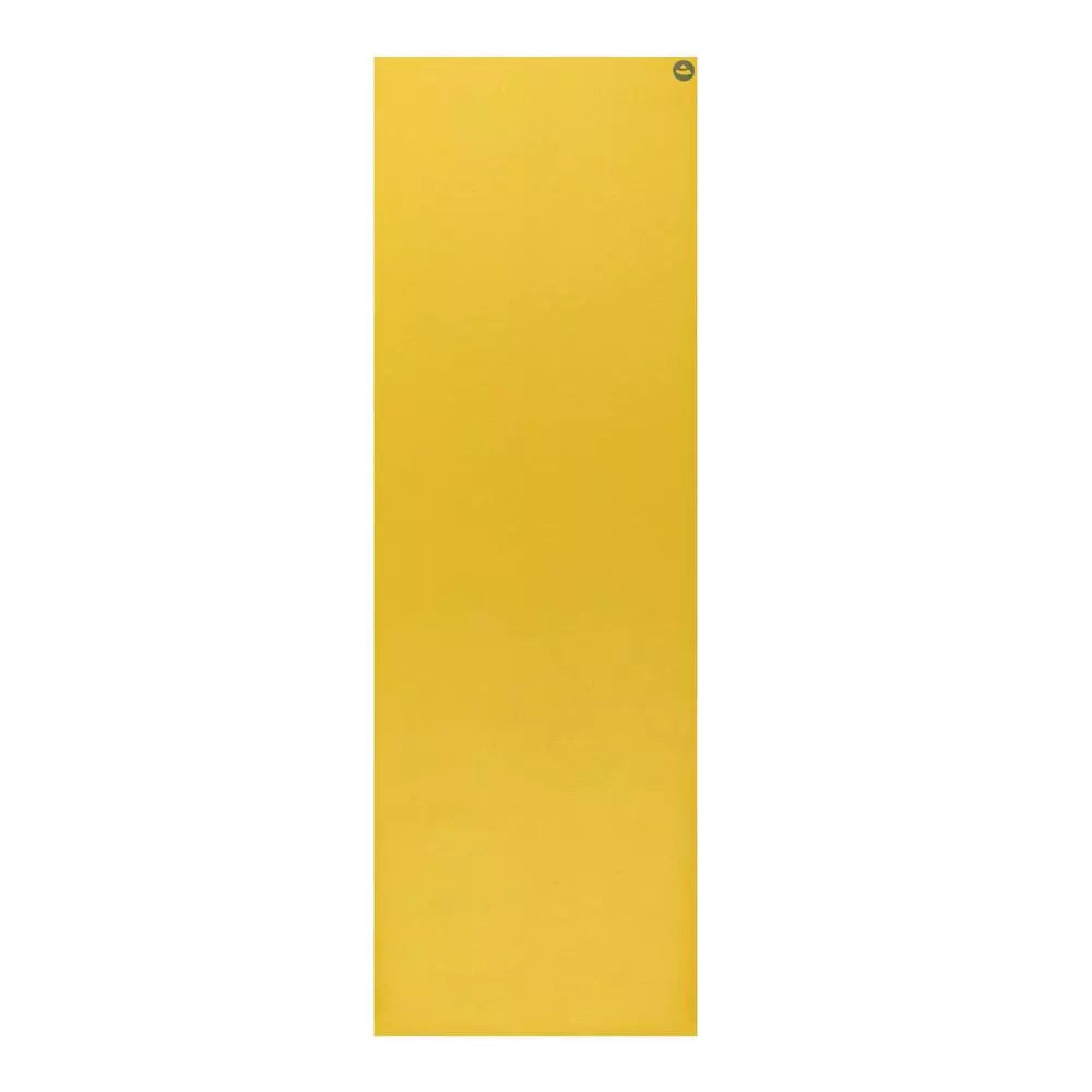 Bodhi στρώμα γιόγκα Premium Rishikesh PVC με δύο ελαστικούς ιμάντες - mustard yellow 183 x 60 cm, 4.5 mm - mykarma.gr