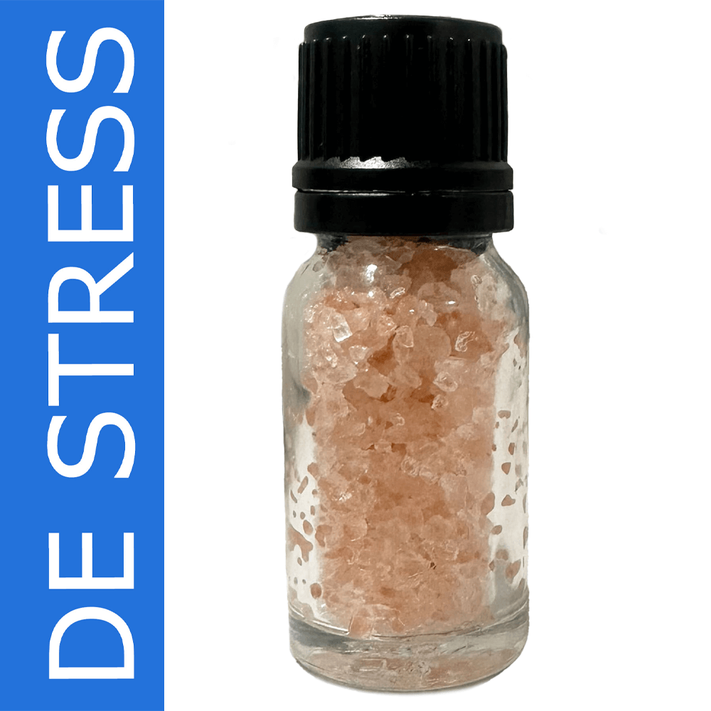 Smelling Salt - Αρωματικά Άλατα Αρωματοθεραπείας «Από το Άγχος» με αιθέριο έλαιο Λιβάνι, Μέλισσα Μείγμα, Λεβάντα, Πορτοκάλι - 10 ml - mykarma.gr