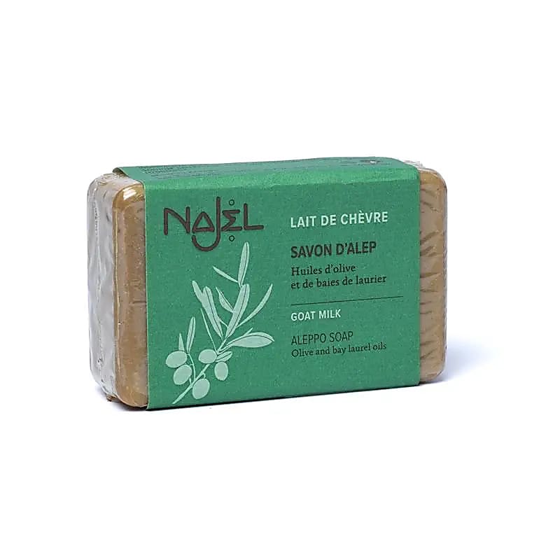 Najel - Σαπούνι Χαλεπιού με Κατσικίσιο γάλα (Goat's milk) 100gr - mykarma.gr