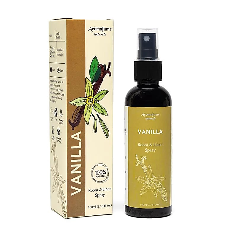 Room & Linen Spray - Φυσικό Σπρέι δωματίου “Rose” για καθαρισμό χώρου - καθαρισμός αύρας - με Αιθέριο Έλαιο Βανίλια 100 ml - mykarma.gr