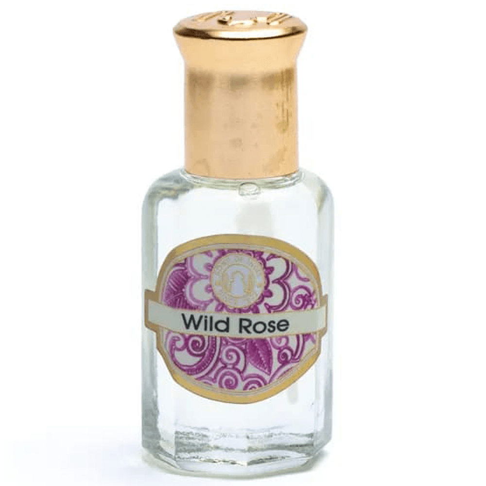 Αγιουρβεδικά Φυσικά Αρώματα σε Αρωματικό Έλαιο - Άγριο Τριαντάφυλλο (Wild Rose) 10 ml - mykarma.gr