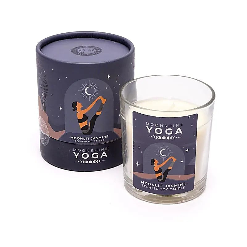 Αρωματικό Κερί Σόγιας «Moonlit Jasmine» για Γαλήνη & Αρμονία με αιθέριο έλαιο Νυχτερινό Γιασεμί Διαστάσεις: 7 x 8 cm 120 g Χρόνος καύσης ± 20 ώρες