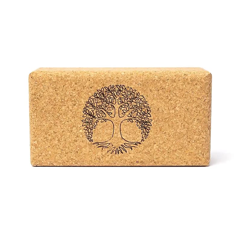 Yoga Props - Block Cork “Tree of Life” από Φελλό Διαστάσεις 23 x 12 x 7,5 cm 570 g