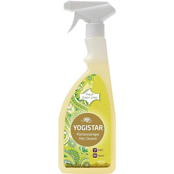 Yogistar -BIO Organic καθαριστικό & αντισηπτικό για στρώματα γιόγκα-Άρωμα Λάιμ (Fresh Green Lime) - 500ml - mykarma.gr