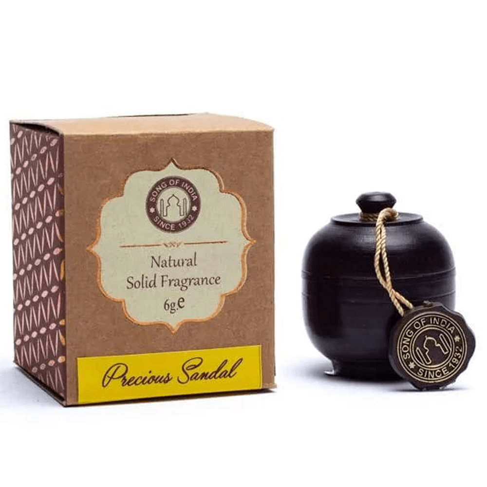 Φυσικά Αρώματα - Φυσικό Άρωμα σε Κρέμα - Σανδαλόξυλο (Sandalwood) σε βάζο από Ροδόξυλο Βάρος: 6 g - mykarma.gr
