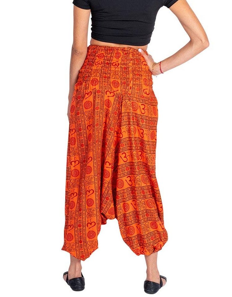 Orange Afghan Pants - MPA50097 - mykarma.gr