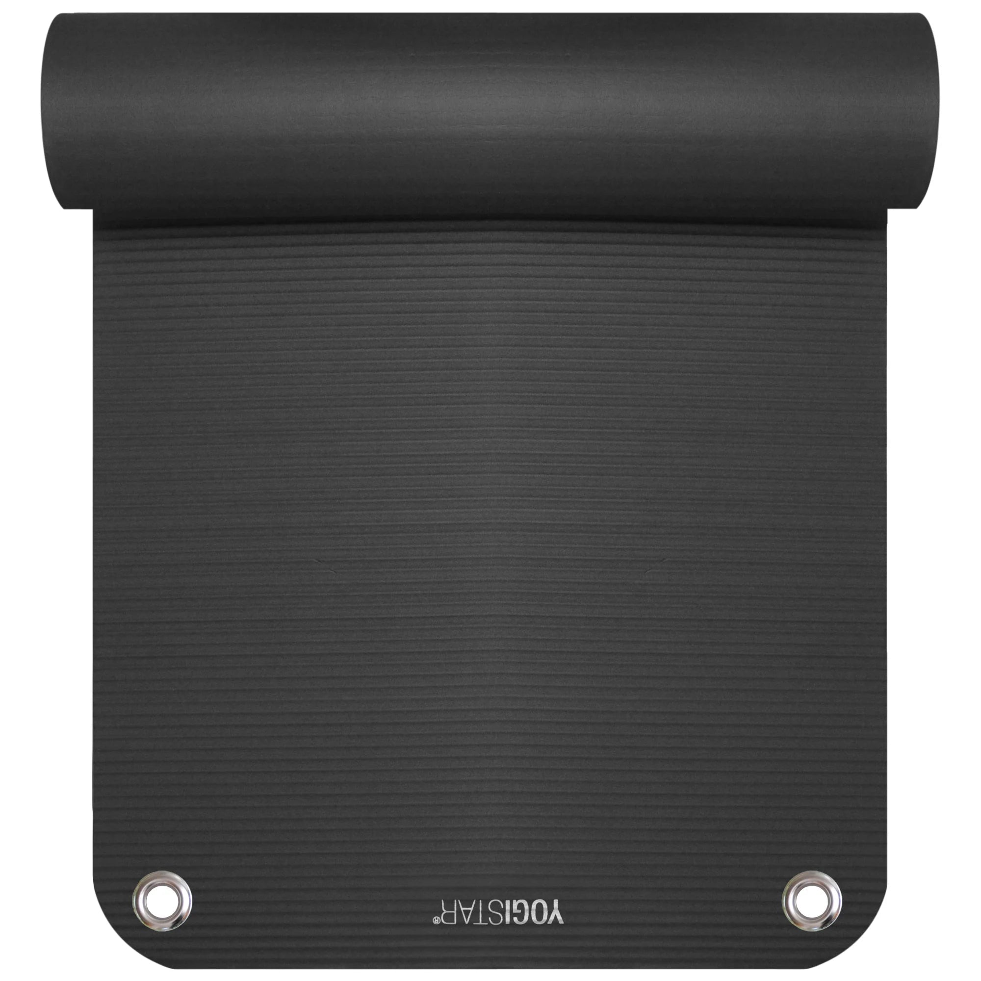 Yogistar Gym Mat - Στρώμα με Κρίκους για Χώρους Fitness & Θεραπείας - black Διαστάσεις: 180 cm x 60 cm x 10 mm 1.45 kg