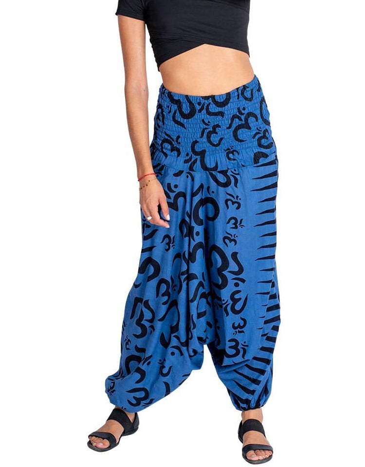 Blue Afghan Pants - MPA50105 - mykarma.gr