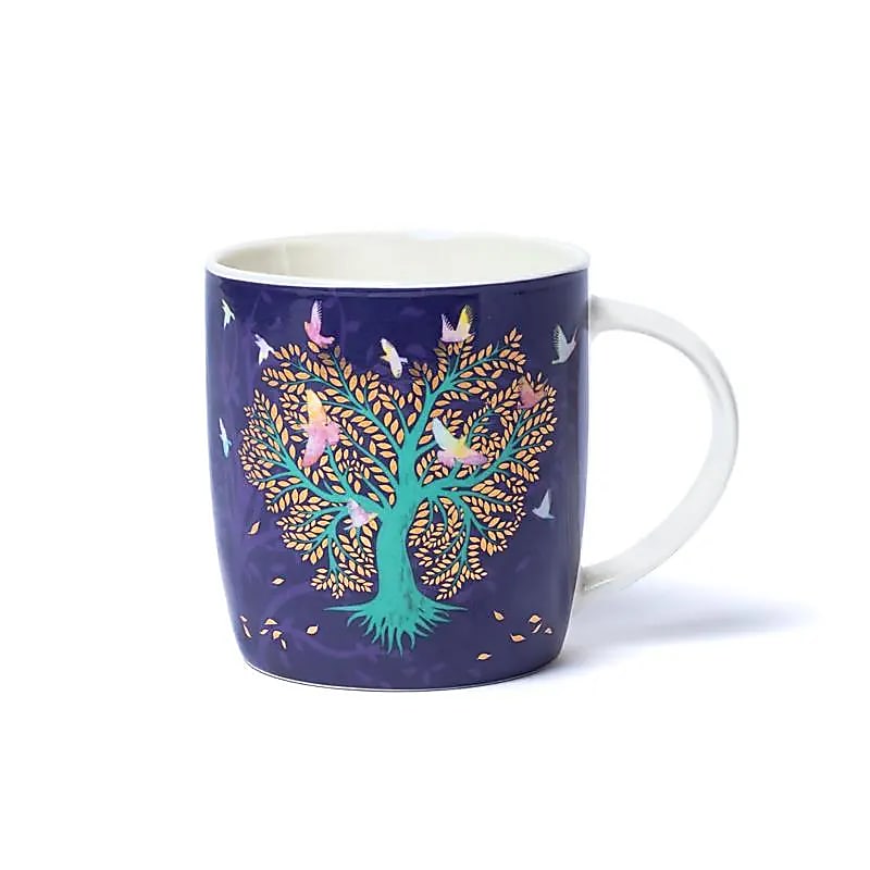 Ενα υπέροχο δώρο! Tea Infuser-Κούπα Lovebirds - Πορσελάνη 400 ml - mykarma.gr