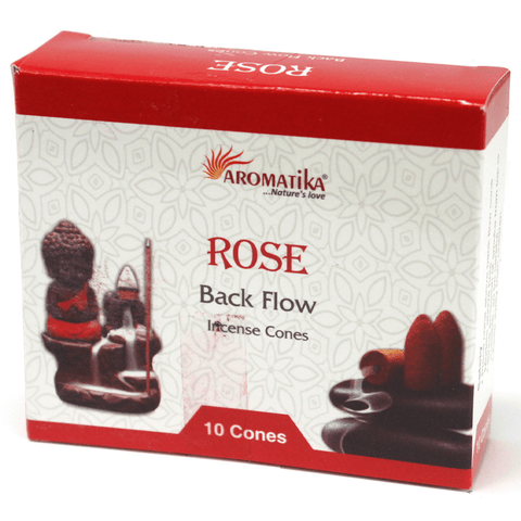 Κώνοι θυμιάματος αναστροφής ροής Backflow - Τριαντάφυλλο (Rose) Βάρος: 30 g Περιεχει 10 κώνους