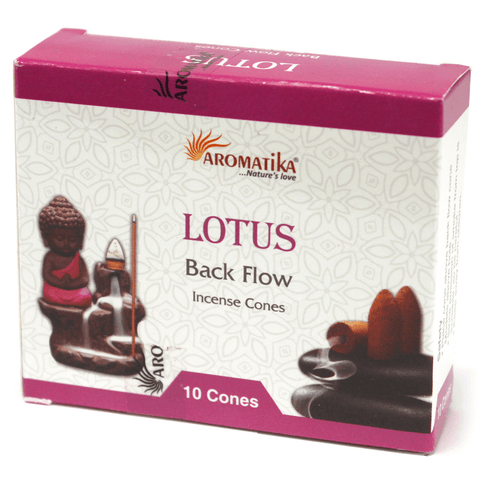 Κώνοι θυμιάματος αναστροφής ροής Backflow - Λωτό (Lotus) Βάρος: 30 g Περιεχει 10 κώνους