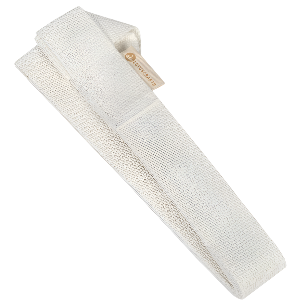 Lotuscrafts Ιμάντας Μεταφοράς για Yoga Mat - λευκό - μέγεθος ρυθμιζόμενο Διαστάσεις: μήκος 210 cm / πλάτος 3,5 cm - mykarma.gr