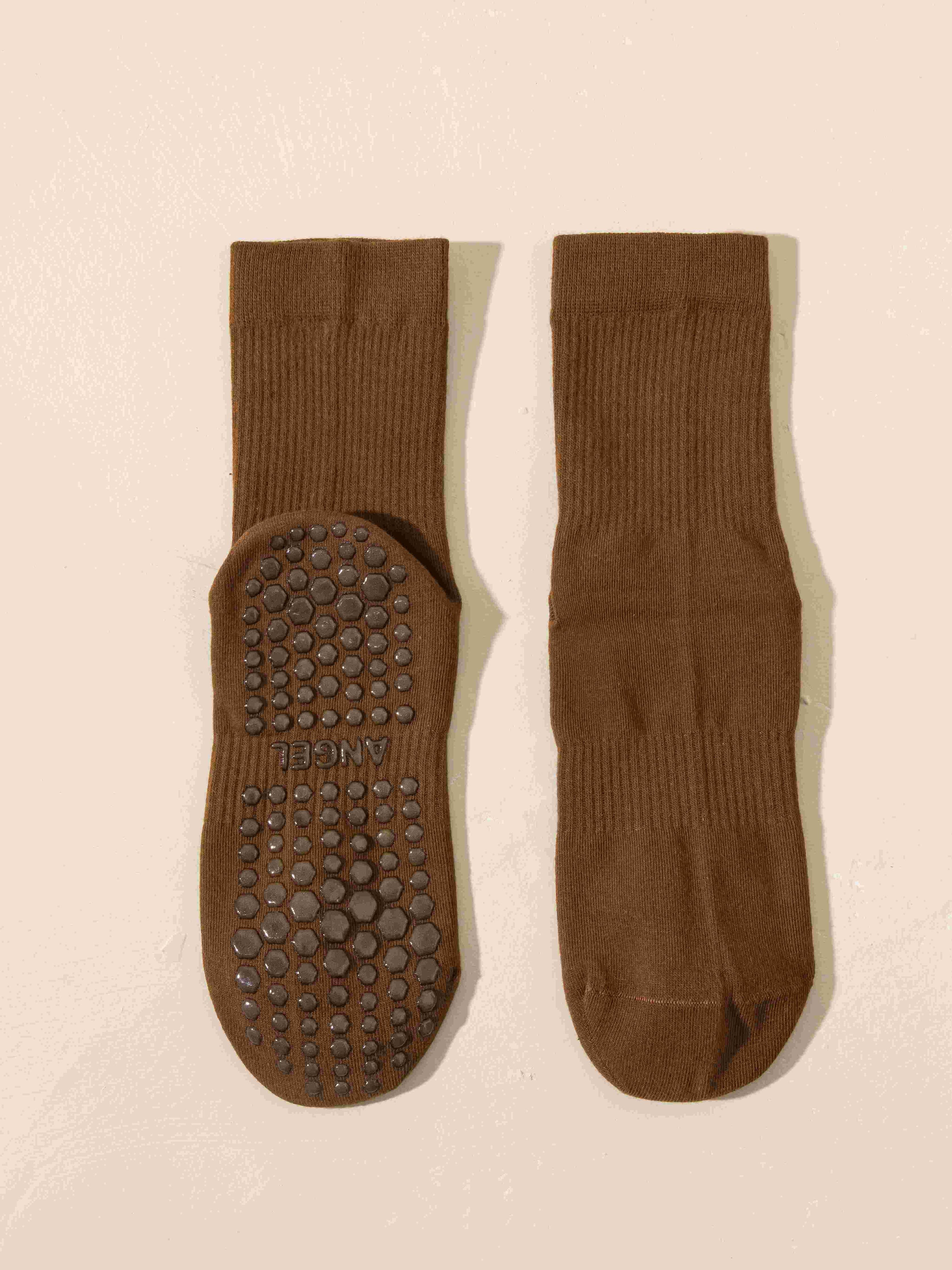 Αντιολισθητικές Κάλτσες - Non-Slip Socks Mid-Calf – Yoga & Pilates - ποικιλία χρωμάτων No 36-41 - mykarma.gr