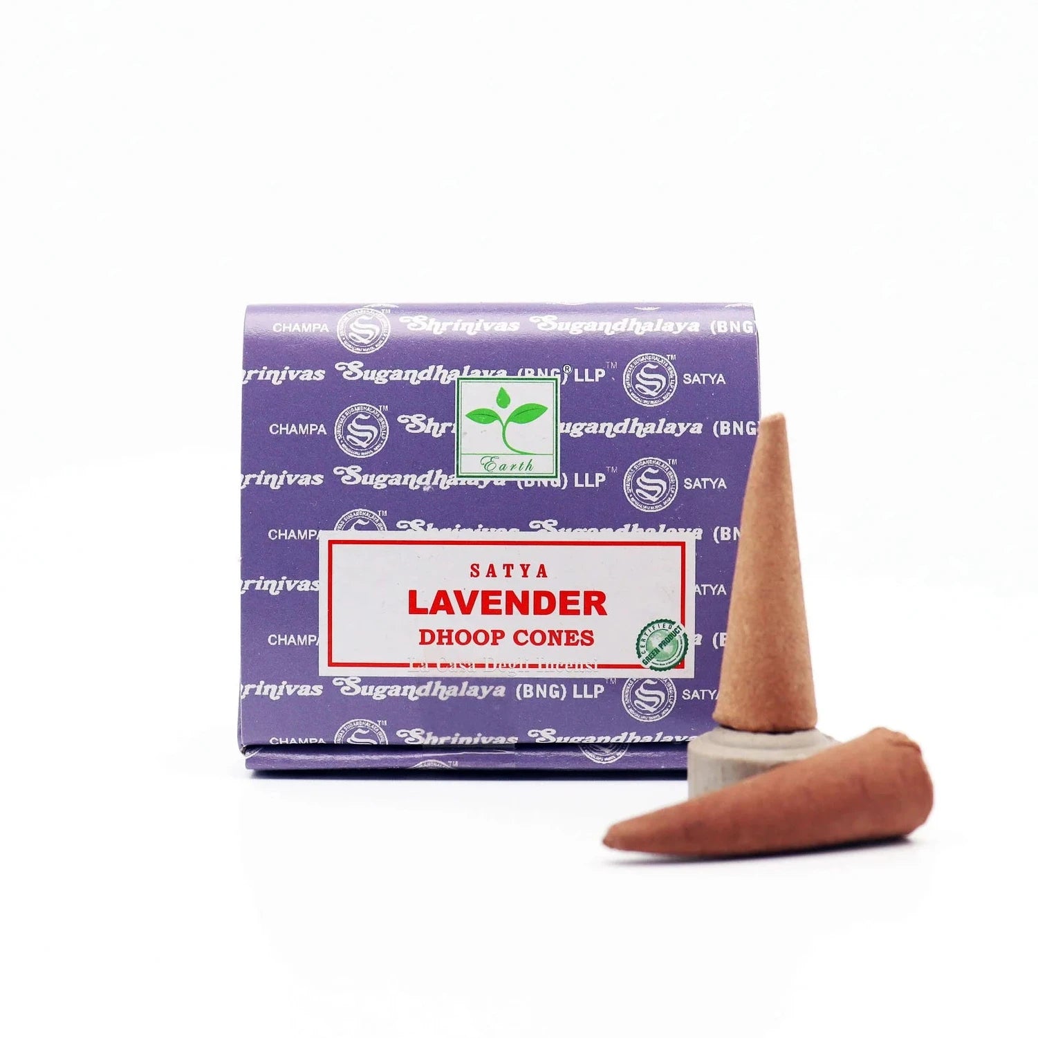Αρωματικοί Κώνοι Θυμιάματος Dhoop Satya - Lavender (Λεβάντα) - 10 κώνοι