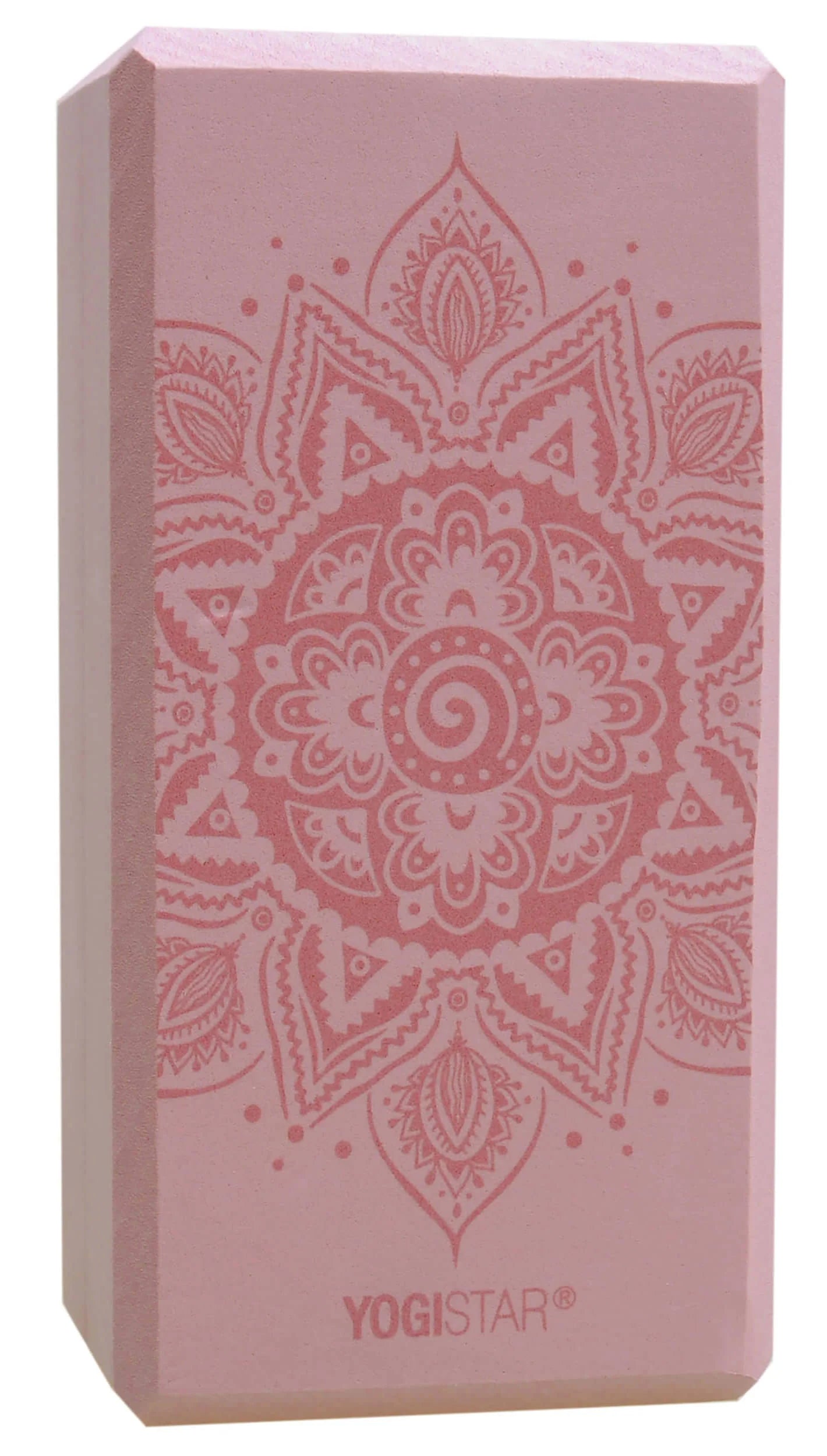 Yogistar - Yoga & Pilates Basic block 'Spiral Mandala', velvet rose Διαστάσεις: 22 cm x 11 cm x 7.4 cm Βάρος: 175 g - mykarma.gr