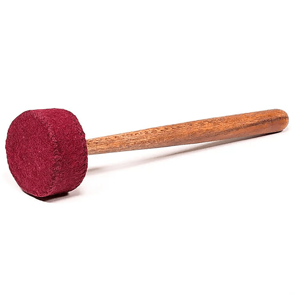 Ραβδι για Singing Bowl - καλυμμένο με κόκκινη τσόχα (felt) Βάρος: 140 g Διαστάσεις: 27 x 6 cm - mykarma.gr