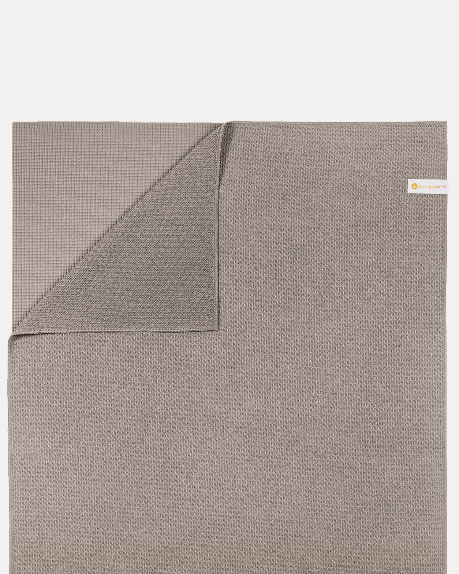 Lotuscrafts - Πετσέτα Στρώματος - Yoga Mat Towel - Light Taupe Διαστάσεις: 183cm x 61cm - mykarma.gr