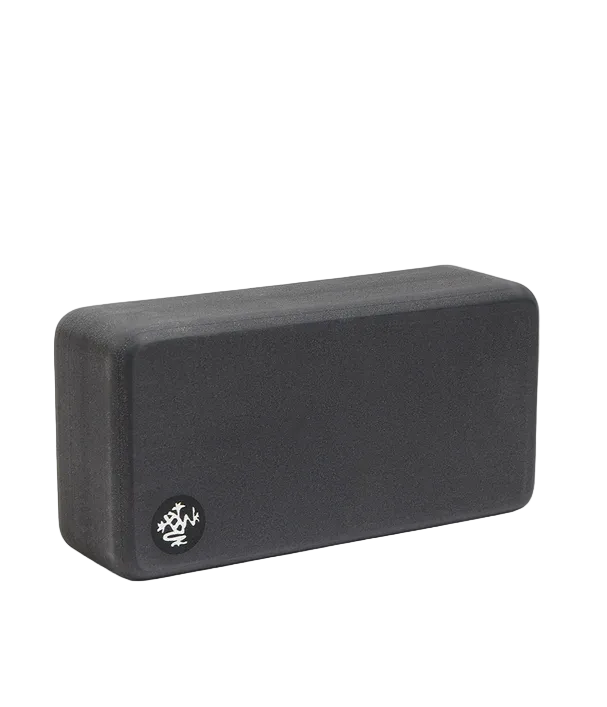 Manduka Lean Recycled Foam Yoga Block - Thunder •270γρ • 22 cm x 7 cm x 11 cm