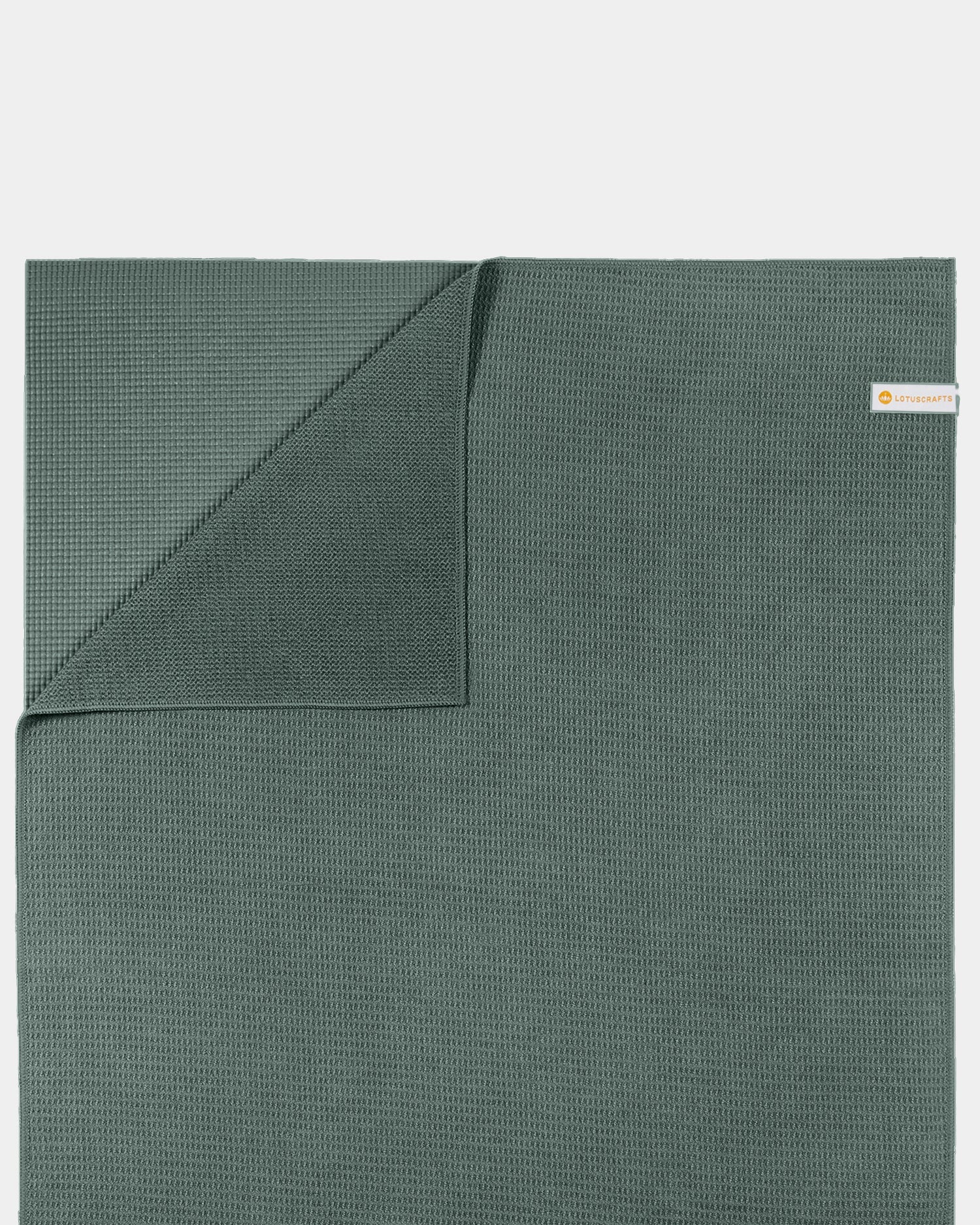 Lotuscrafts - Πετσέτα Στρώματος - Yoga Mat Towel - Balsam Green Διαστάσεις: 183cm x 61cm