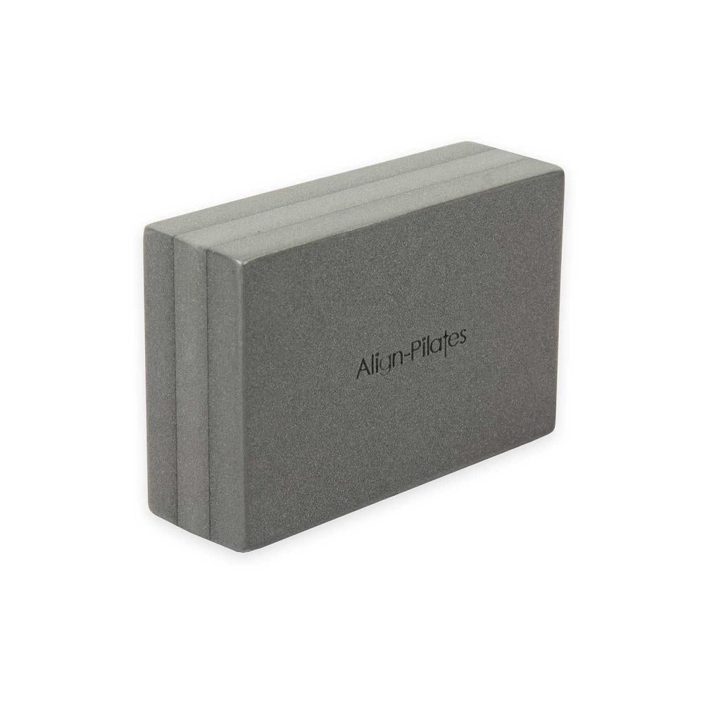 Align Pilates block - graphite - τουβλάκι γιόγκα Διαστάσεις: 22,5 cm x 15 cm x 7,5 cm 220 g - mykarma.gr