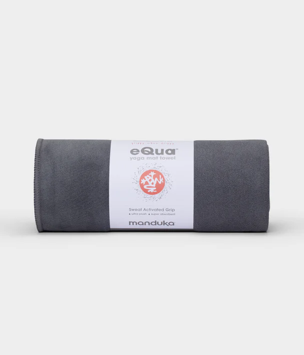 Manduka πετσέτα Στρώματος eQua® Long Yoga Towel - Thunder 200 x 67 cm 450 g - mykarma.gr