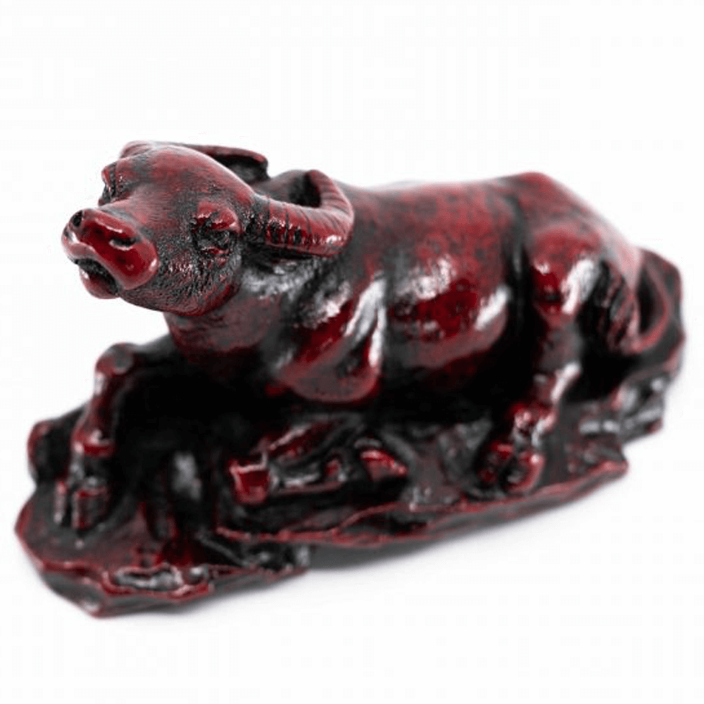 Αγαλματίδιο Feng Shui - Κινέζικο Ζωδιακό Σύμβολο - Ταύρος - χρώμα κόκκινο Διαστάσεις: 6,5 εκ - mykarma.gr