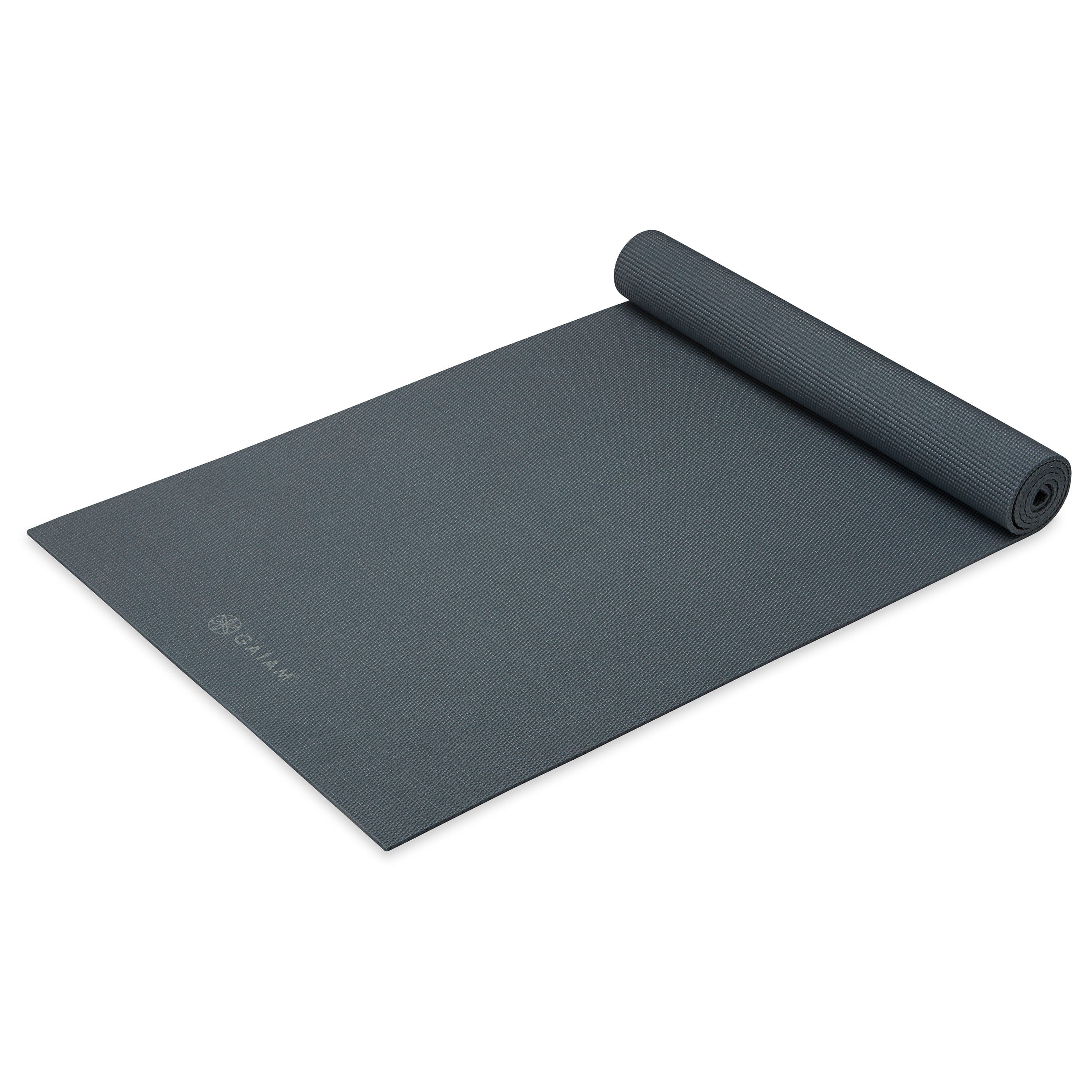 Gaiam Premium Στρώμα Yoga Grey Διαστάσεις: Μήκος: 173 εκ Πλάτος: 61 εκ Πάχος: 6 mm - mykarma.gr