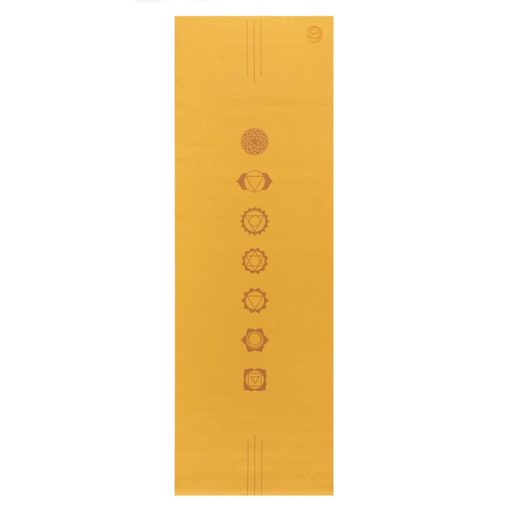 Bodhi Στρώμα γιόγκα Leela “Chakralign” - mango 183 x 60 cm, 4.5 mm Βάρος: 1,4 kg - mykarma.gr