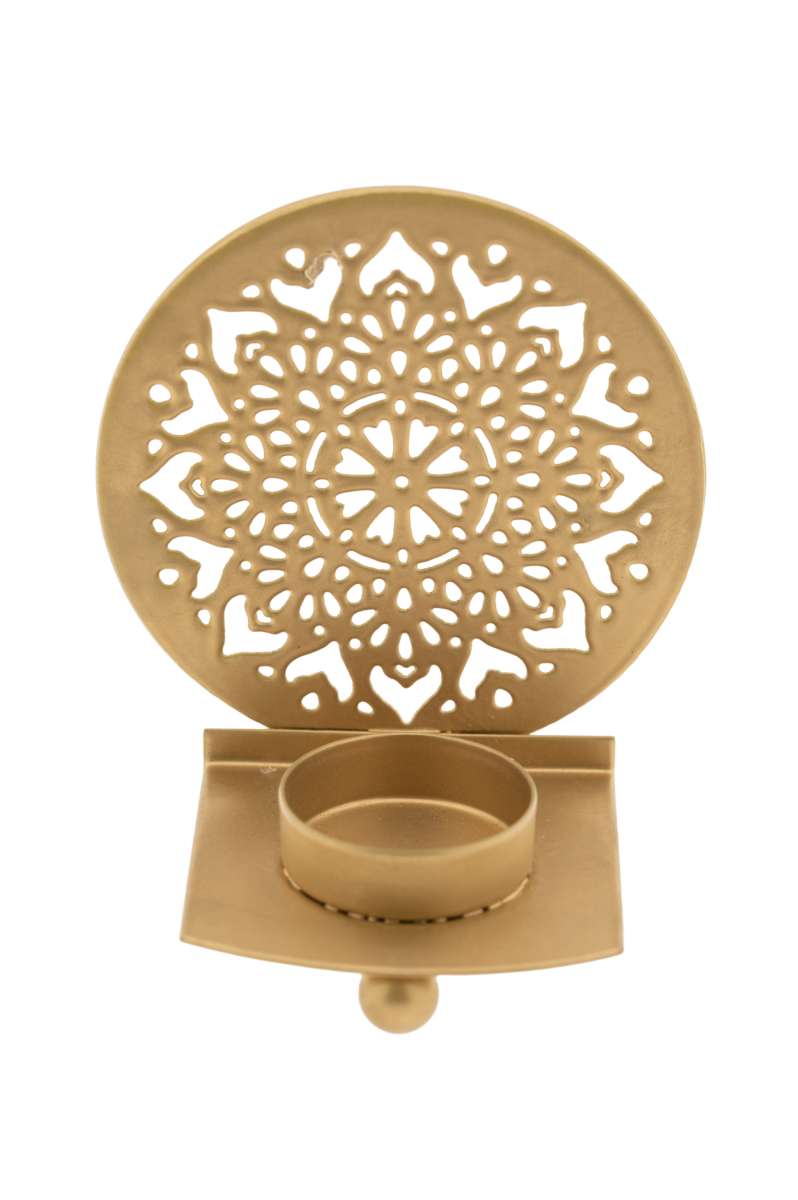 Ανατολίτικο Κηροπήγιο για Ρεσώ «Καρδιά Μάνταλα» Ύψος: 11,5 εκ - mykarma.gr