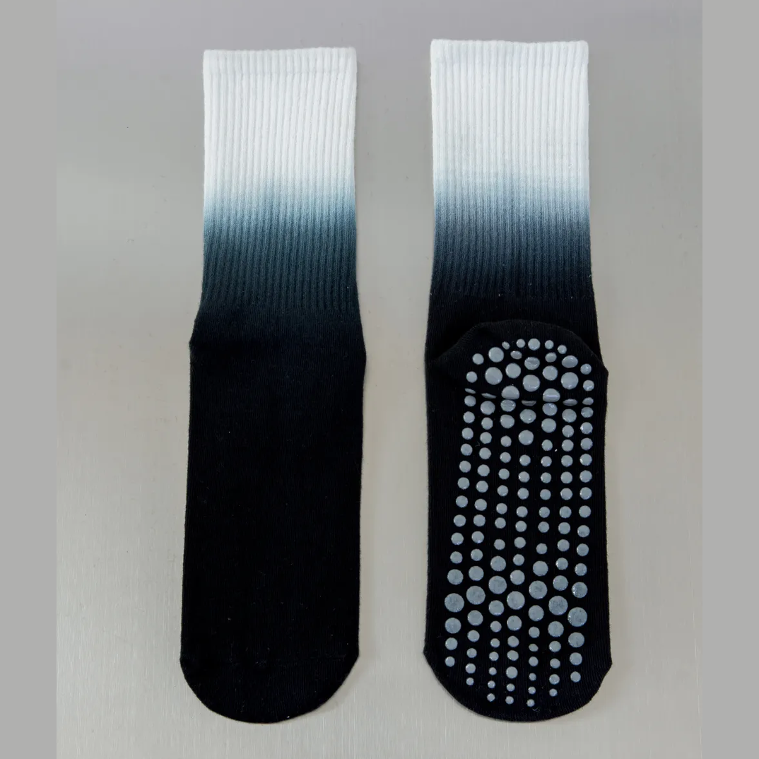 Αντιολισθητικές Ψηλές Κάλτσες - Tie-Dye Non-Slip Socks – Yoga & Pilates - ποικιλία χρωμάτων No 37-43 - mykarma.gr