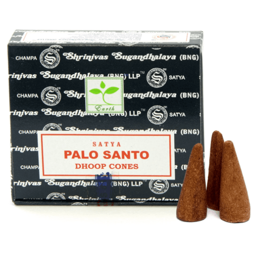 Αρωματικοί Κώνοι Θυμιάματος Dhoop Satya - Palo Santo - 10 κώνοι - mykarma.gr