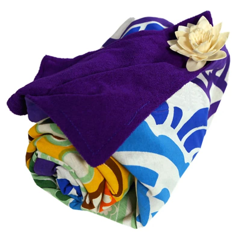 Πετσέτα παραλίας / πικνίκ 7 τσάκρα Βάρος: 450-550g Διάμετρος: 150cm - mykarma.gr