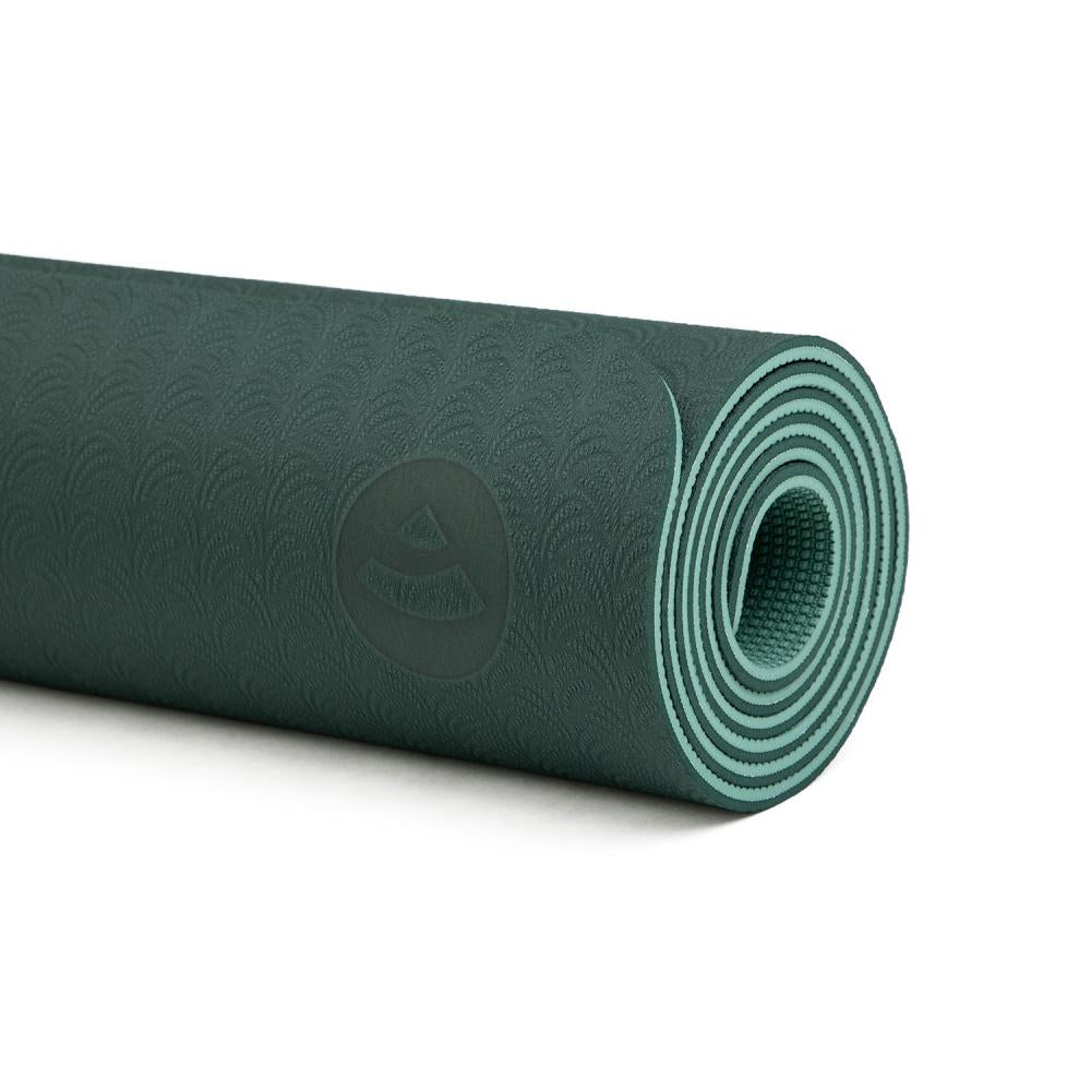Bodhi Στρώμα για Yoga & Pilates - TPE Lotus Pro - dark green/green 183 x 60 cm, 6 mm - mykarma.gr