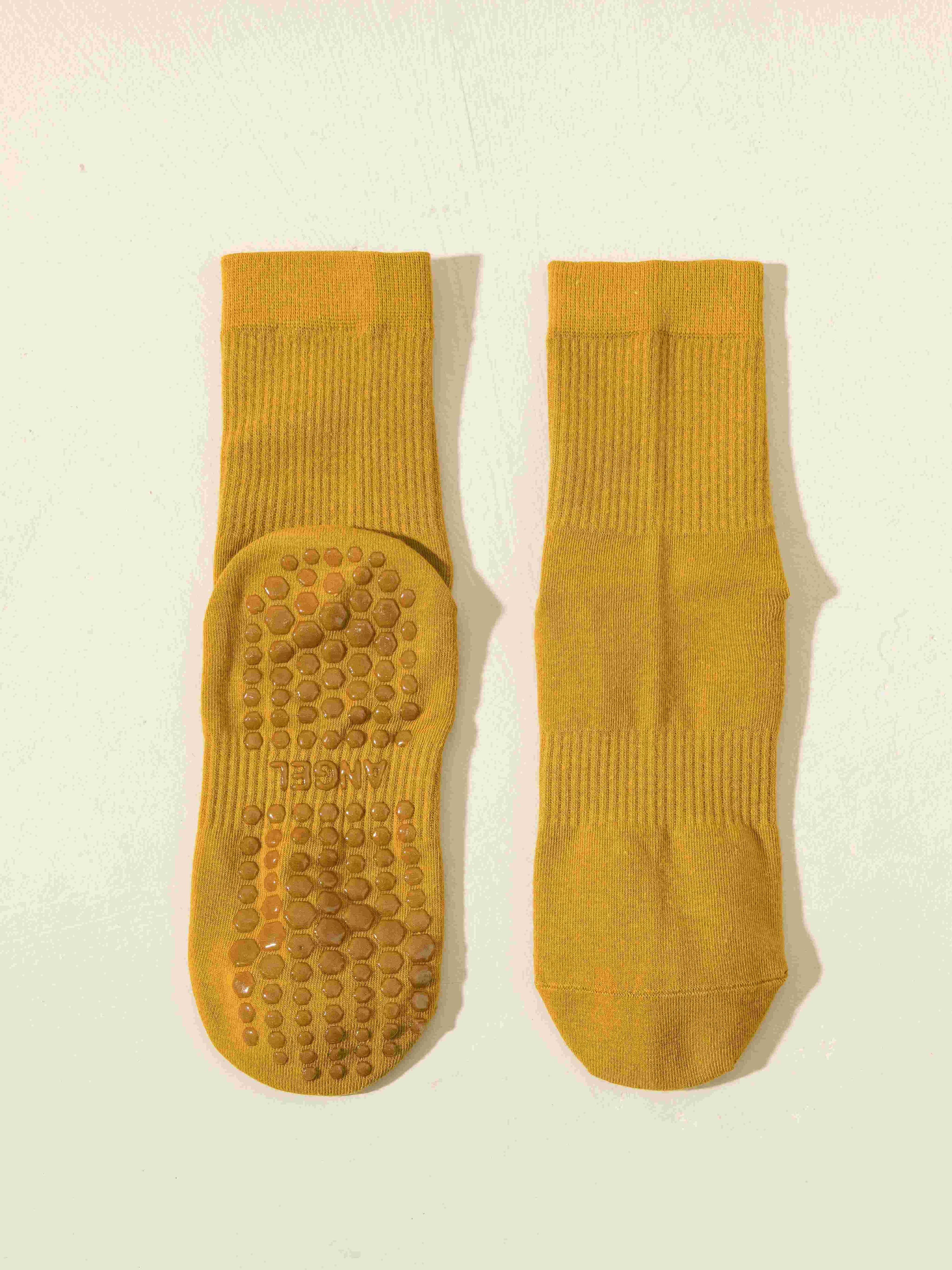 Αντιολισθητικές Κάλτσες - Non-Slip Socks Mid-Calf – Yoga & Pilates - ποικιλία χρωμάτων No 36-41