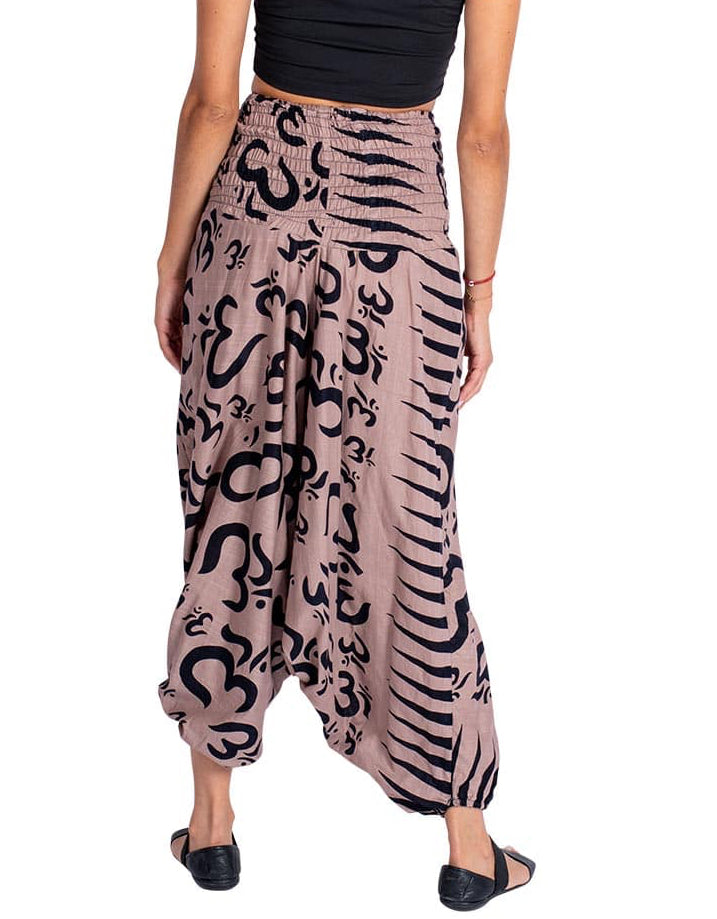 Brown Afghan Trousers - MPA50109 - mykarma.gr