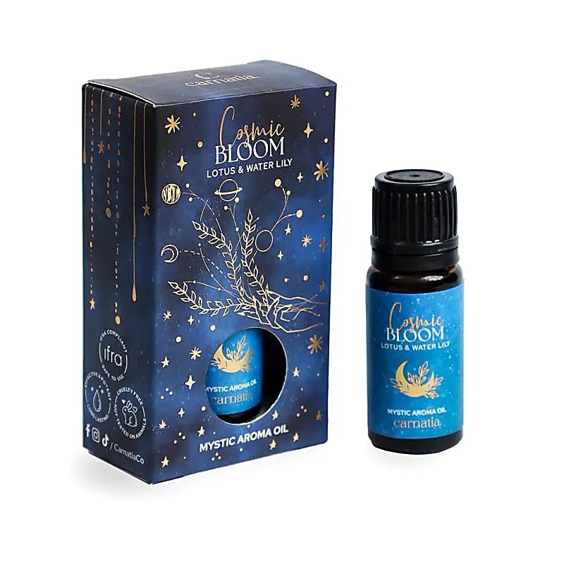 Χειροποίητα Αρωματικά Έλαια «Starry Spell» - Λωτός & Νούφαρο - Pure Aroma Oil «Κοσμική Άνθιση» 10ml - mykarma.gr