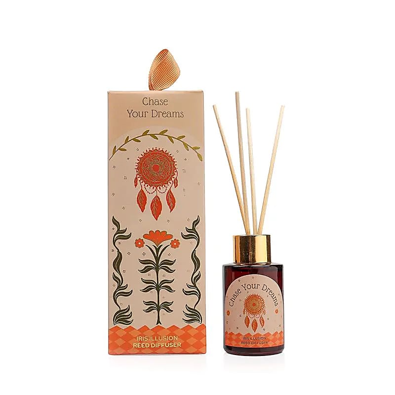 Garnatia Magic Within You Reed Diffuser “Chase your Dreams“ - Ίριδα & Βιολέτα 30ml & ξυλάκια | Αιθέριο Έλαιο - mykarma.gr