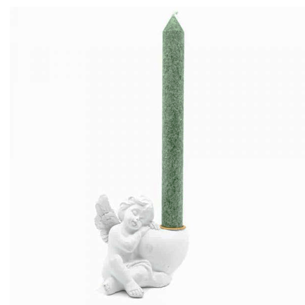 Κηροπήγιο Άγγελος της Αγάπης - Λευκό Διαστάσεις: 10cm - mykarma.gr